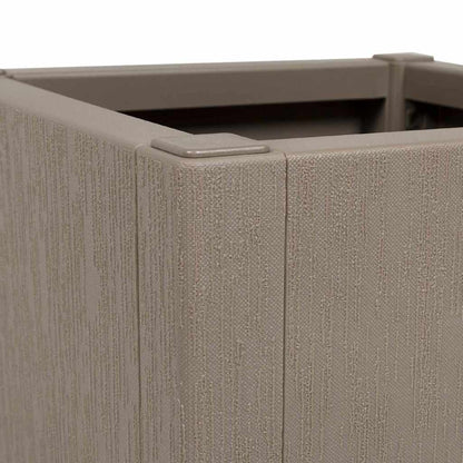 Garden Flower Box Light Brown 36 x 36 x 35 cm PP