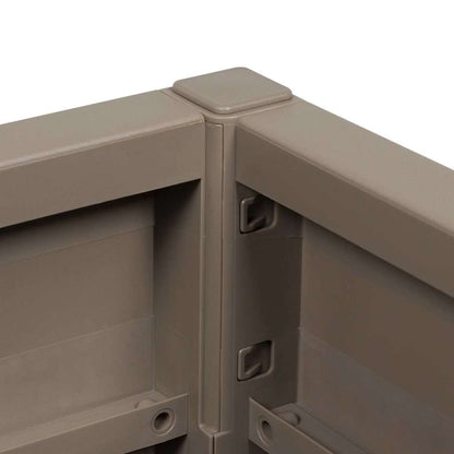 Garden Flower Box Light Brown 36 x 36 x 35 cm PP
