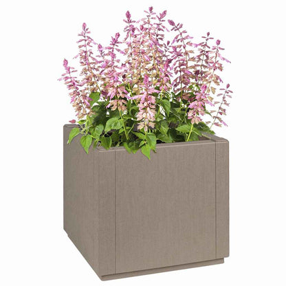 Garden Flower Box Light Brown 36 x 36 x 35 cm PP