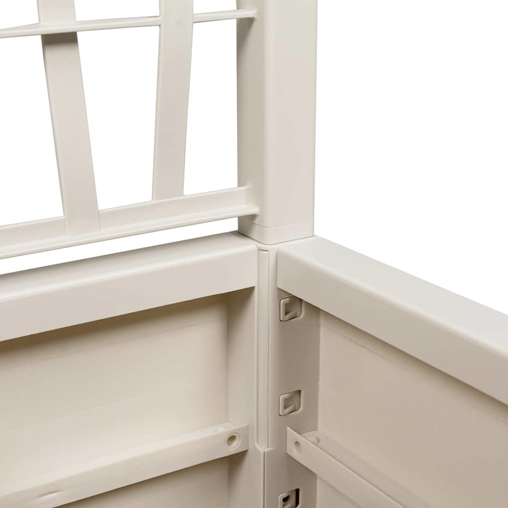 Flower Box White 36 x 36 x 140 cm Plastic