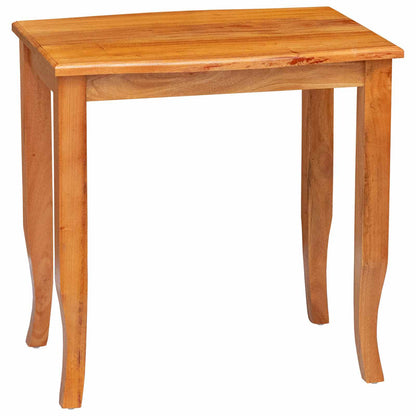 Nesting Side Tables 3 pcs Natural Solid Mahogany Wood