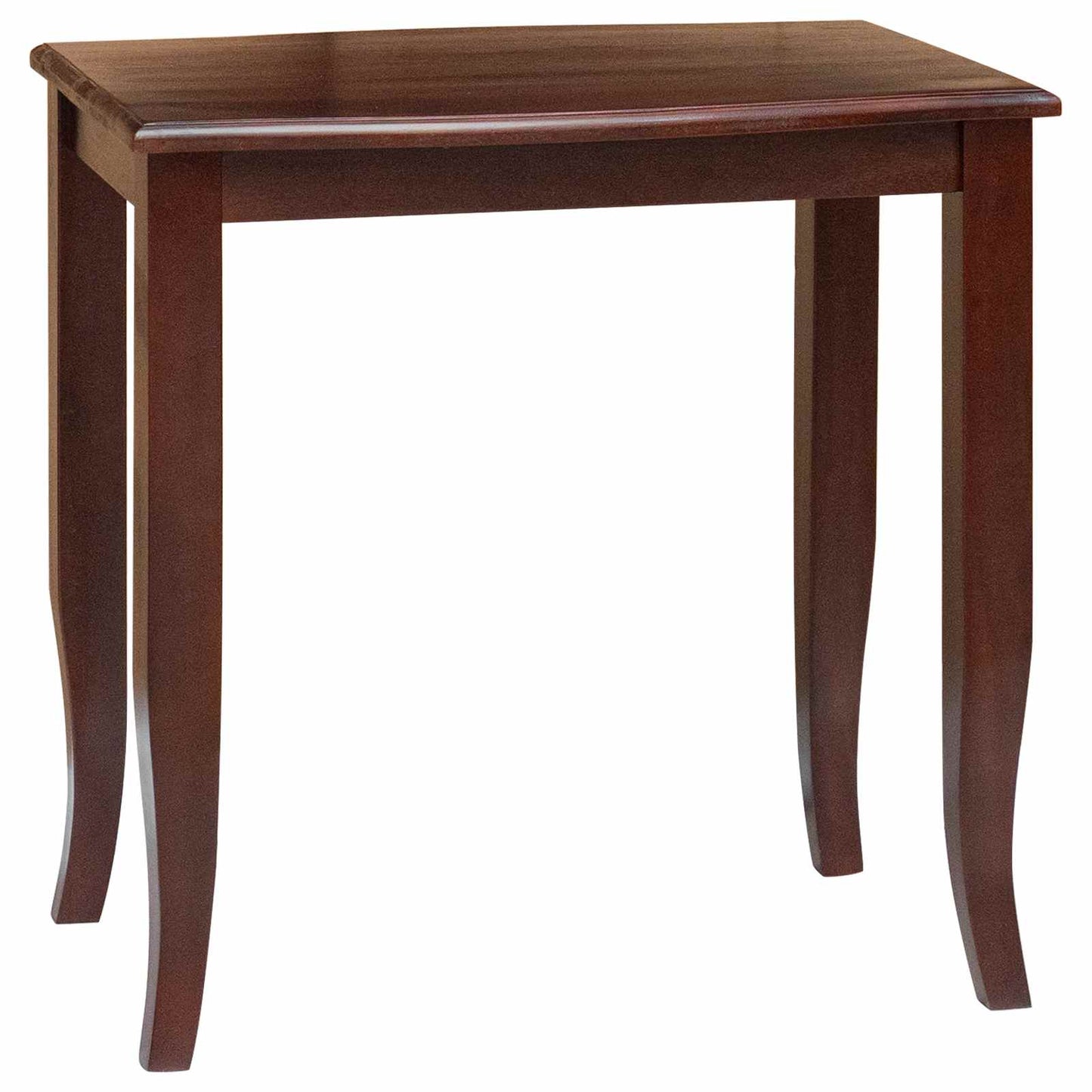Nesting Side Tables 3 pcs Brown Solid Mahogany Wood