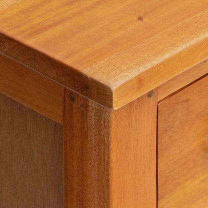 Chest of Drawers Natural 45 x 35 x 100.5 cm Solid Mahogany Wood