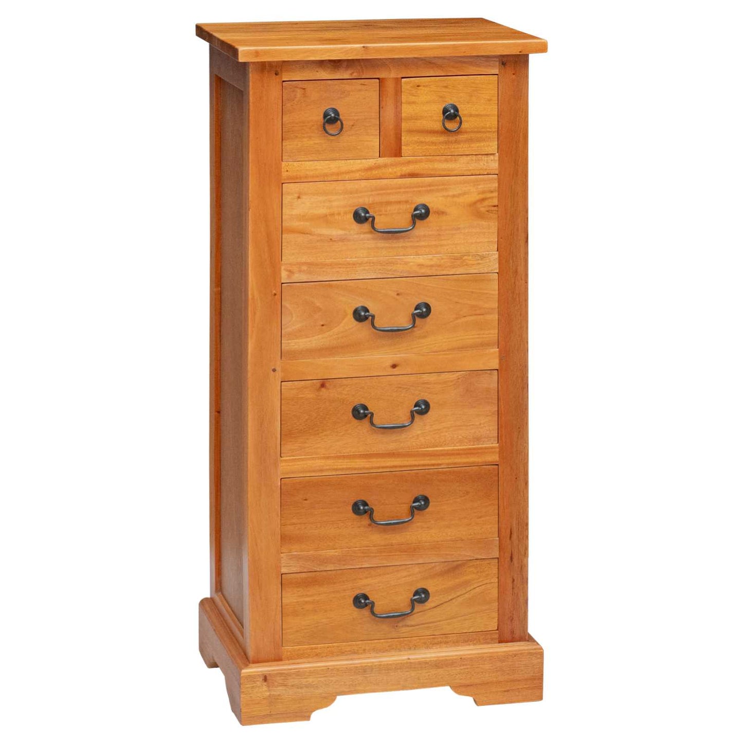 Chest of Drawers Natural 45 x 35 x 100.5 cm Solid Mahogany Wood