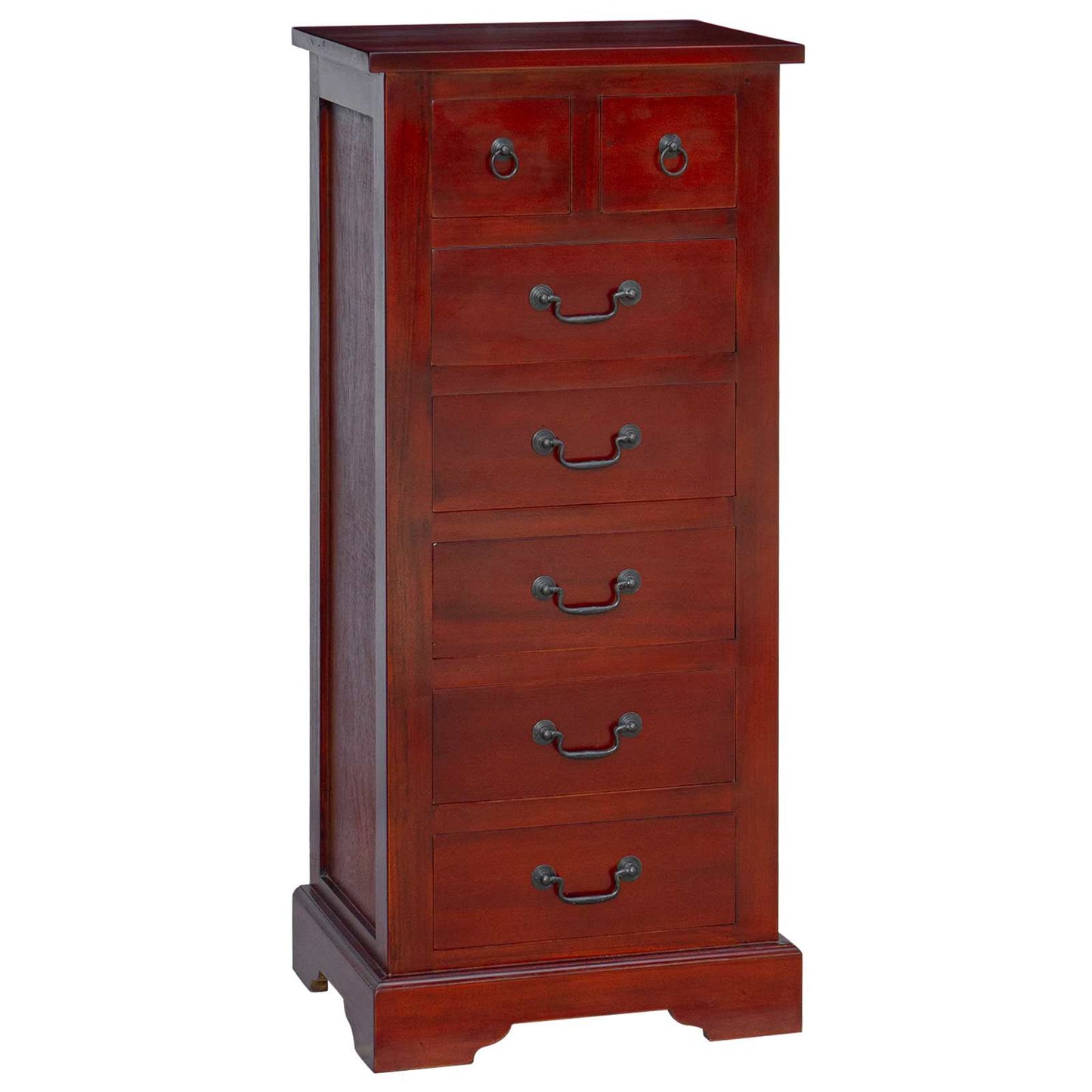 Chest of Drawers Brown 45 x 35 x 100.5 cm Solid Mahogany Wood