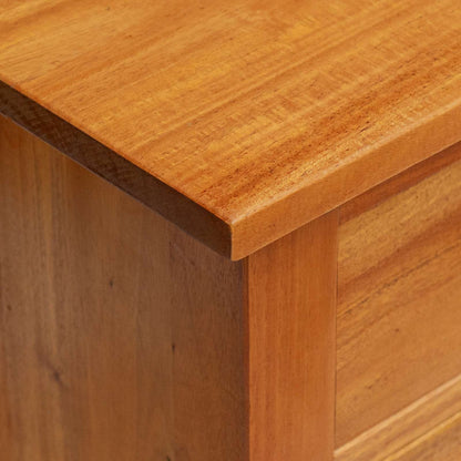 TV Cabinet Natural 100 x 40.5 x 46 cm Solid Mahogany Wood