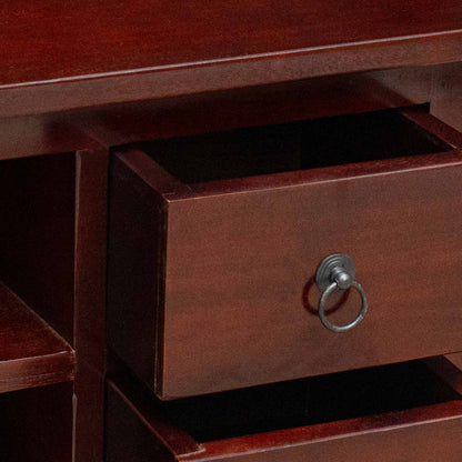 TV Cabinet Brown 100 x 40.5 x 46 cm Solid Mahogany Wood