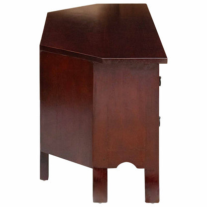 TV Cabinet Brown 100 x 40.5 x 46 cm Solid Mahogany Wood