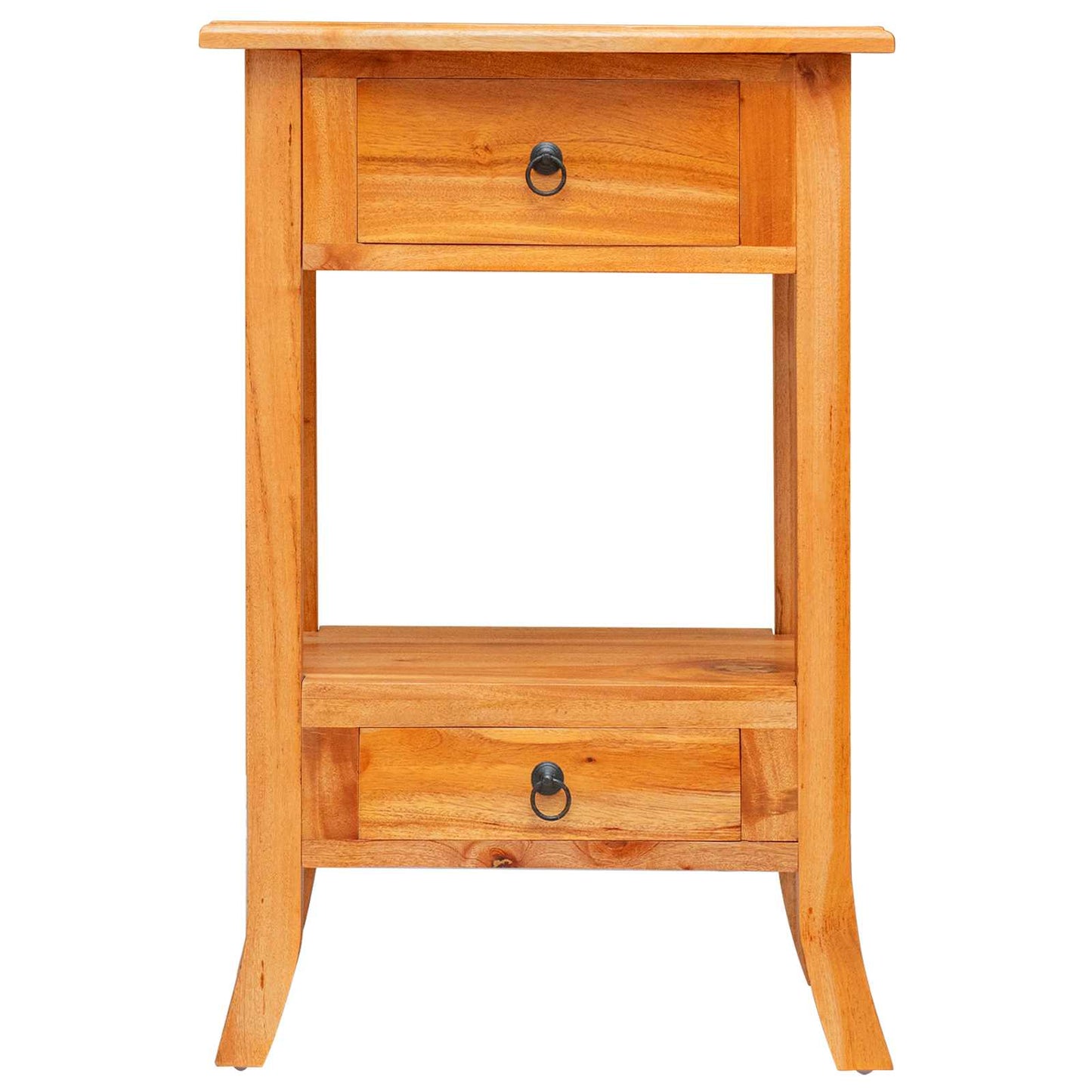Console Table Natural 50.5 x 30 x 75.5 cm Solid Mahogany Wood