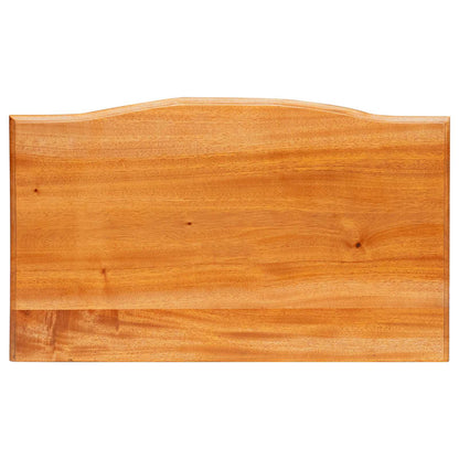 Console Table Natural 50.5 x 30 x 75.5 cm Solid Mahogany Wood