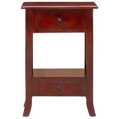 Console Table Brown 50 x 29.5 x 76 cm Solid Mahogany Wood
