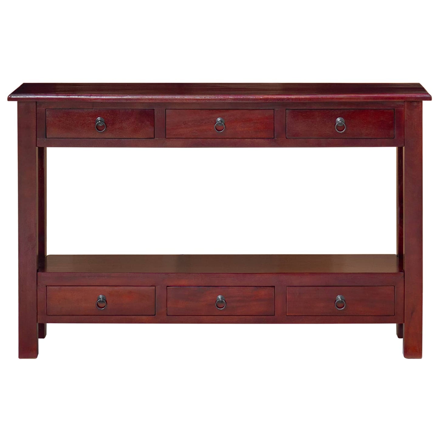 Console Table Brown 115 x 32 x 75.5 cm Solid Mahogany Wood