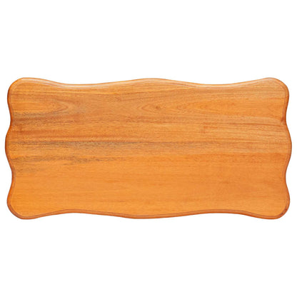 Side Table Natural 60.5 x 30 x 61 cm Solid Mahogany Wood