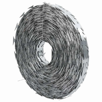 Razor Wire Silver 5000 x 1.9 cm Galvanised steel