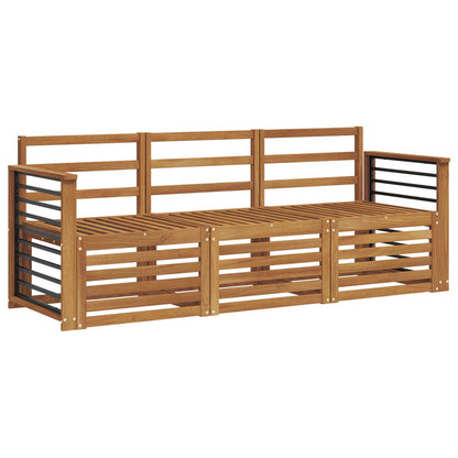Sofa Sets 3 pcs Solid Acacia Wood