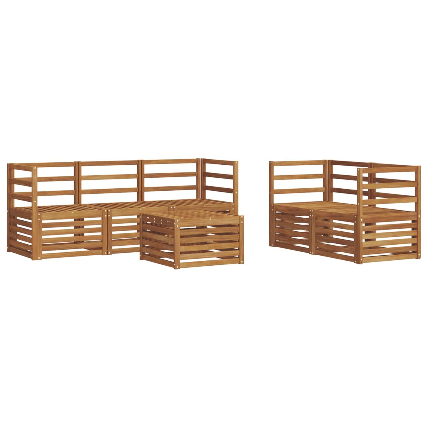 Sofa Sets Solid Acacia Wood