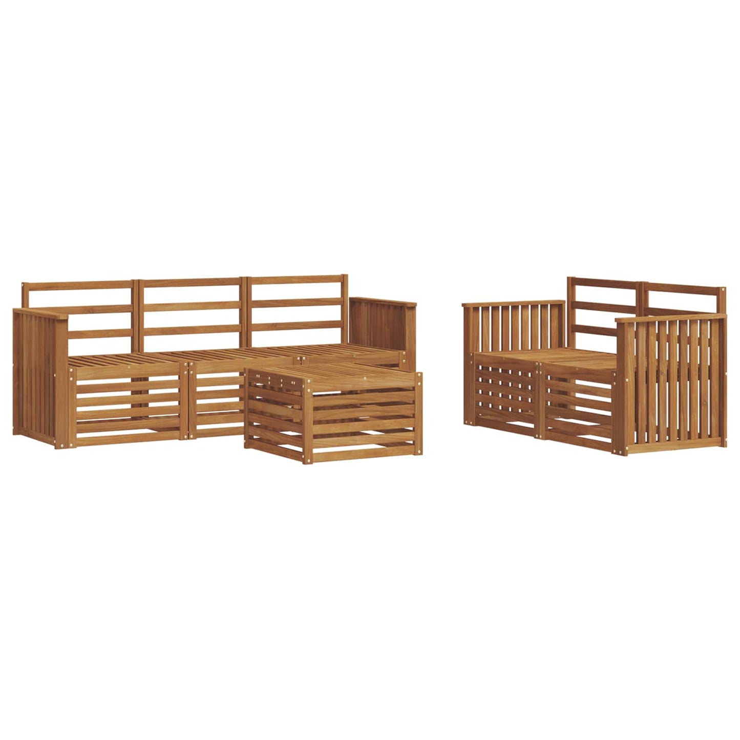 Sofa Sets Solid Acacia Wood