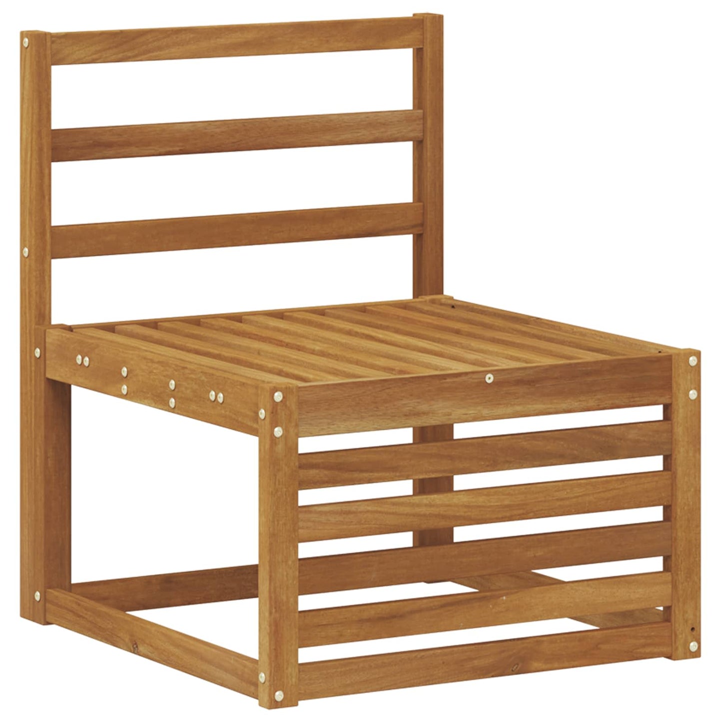 Outdoor Sofa Set 7 pcs Natural Solid Acacia Wood