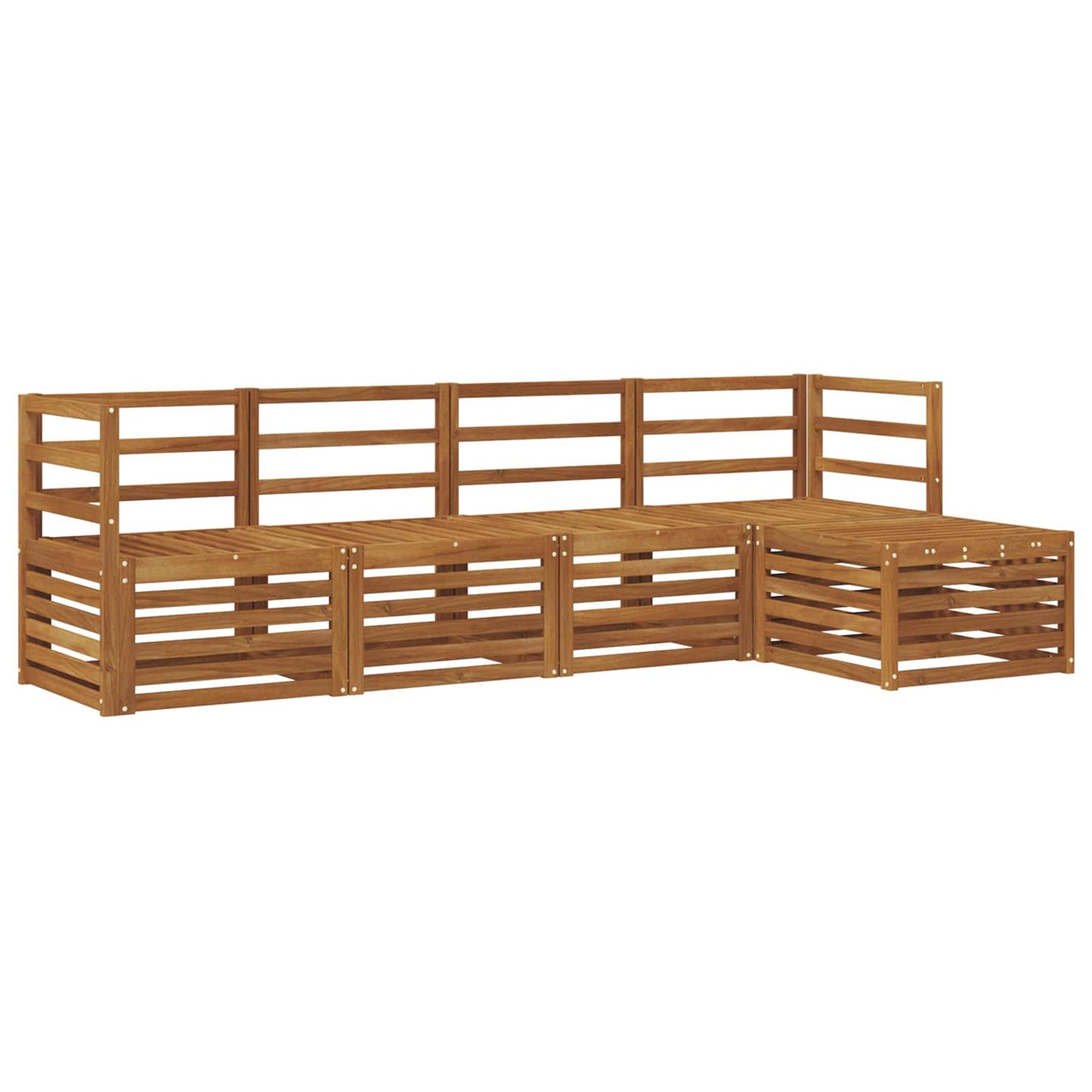 Outdoor Sofa Set 5 pcs Natural