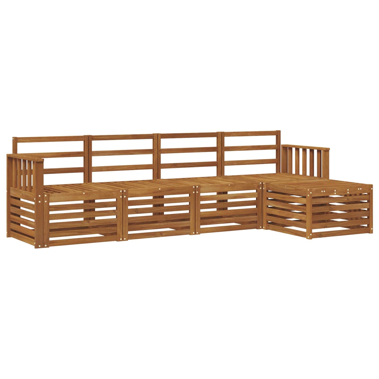 Outdoor Sofa Set 5 pcs Natural