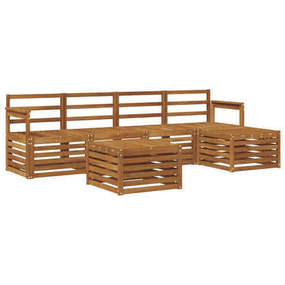 Outdoor Sofa Set 6 pcs Natural