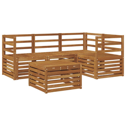 Outdoor Sofa Set 5 pcs Natural
