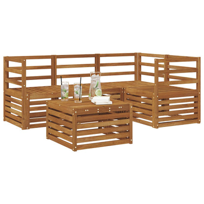 Outdoor Sofa Set 5 pcs Natural