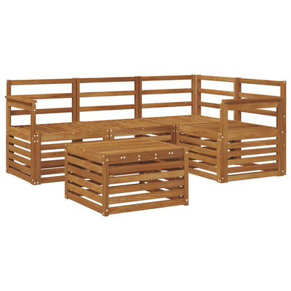 Outdoor Sofa Set 5 pcs Natural