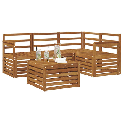 Outdoor Sofa Set 5 pcs Natural