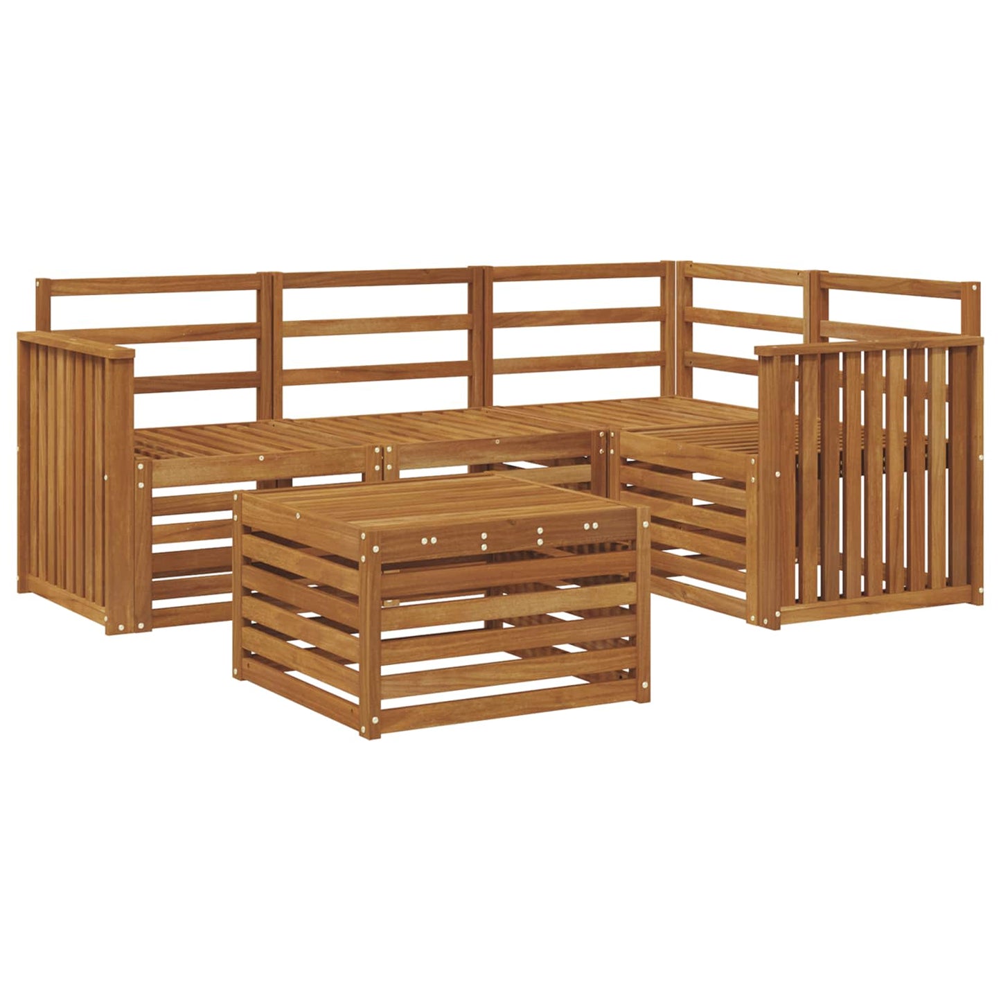 Outdoor Sofa Set 5 pcs Natural