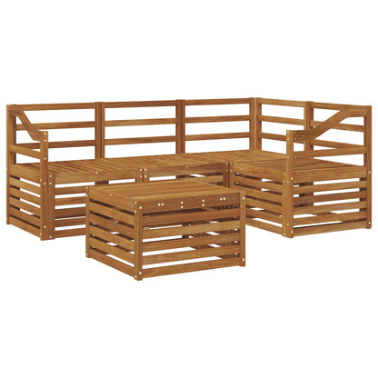 Outdoor Sofa Set 5 pcs Natural