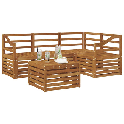 Outdoor Sofa Set 5 pcs Natural