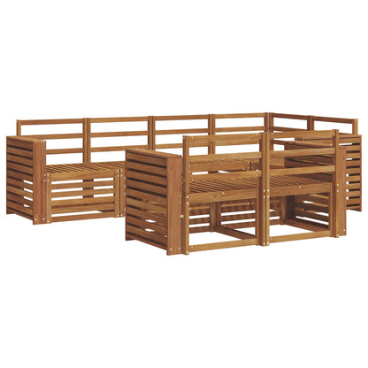 Sectional Sofa Set 7 pcs Natural