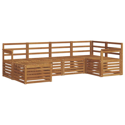 Sectional Sofa Set 6 pcs Natural