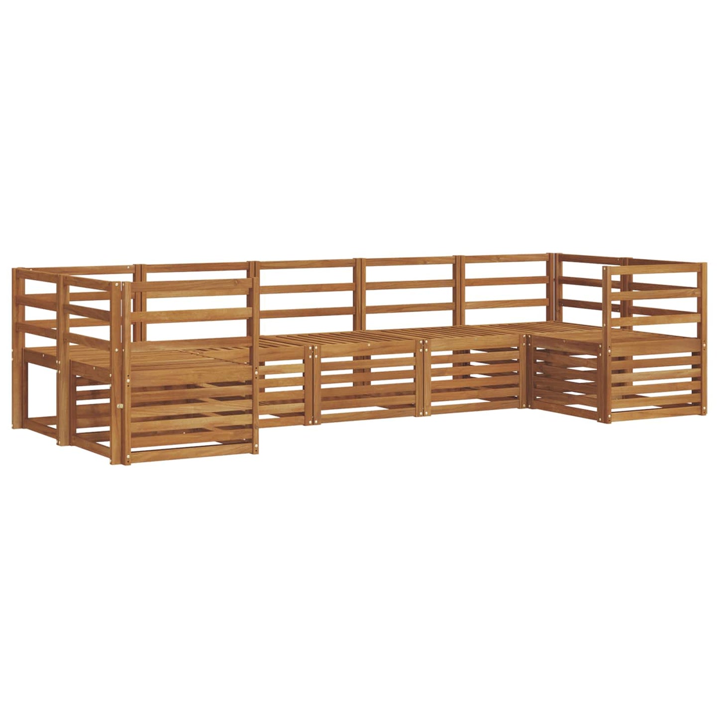 Sectional Sofa Set 7 pcs Natural