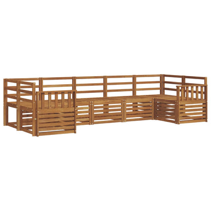 Sectional Sofa Set 7 pcs Natural