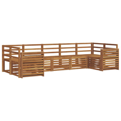 Sectional Sofa Set 7 pcs Natural