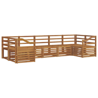 Sectional Sofa Set 7 pcs Natural