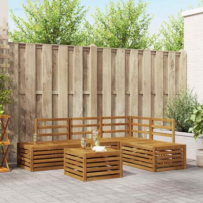 Outdoor Sofa Set Natural 59 x 59 x 37 cm