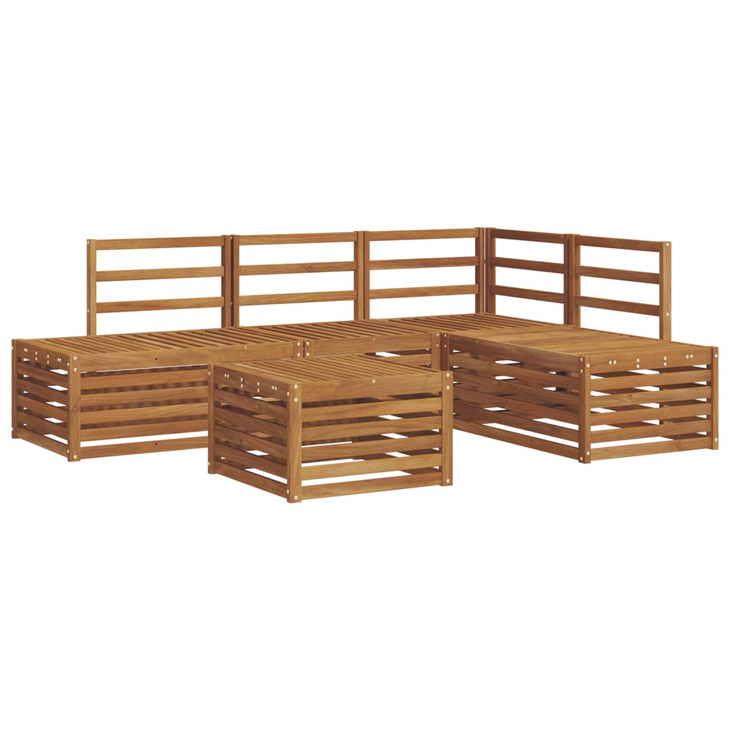 Outdoor Sofa Set Natural 59 x 59 x 37 cm