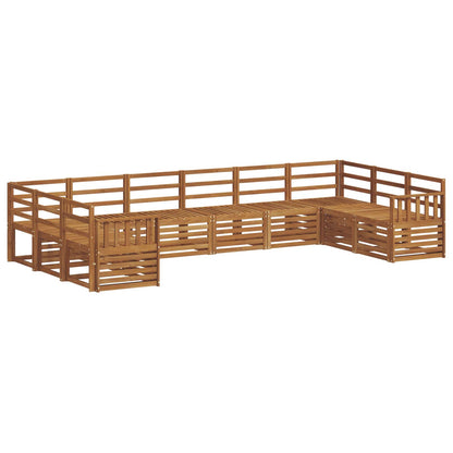 Sectional Sofa Set 10 pcs Natural