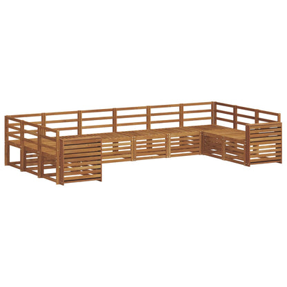 Sectional Sofa Set 10 pcs Natural