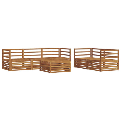 Outdoor Sofa Set 6 pcs Natural Solid Acacia Wood