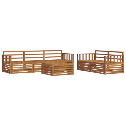 Outdoor Sofa Set 6 pcs Natural Solid Acacia Wood