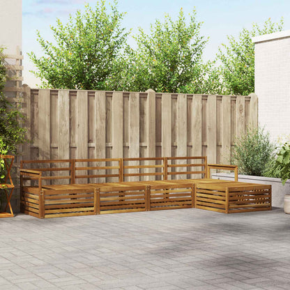 Outdoor Sofa Set 5 pcs Natural