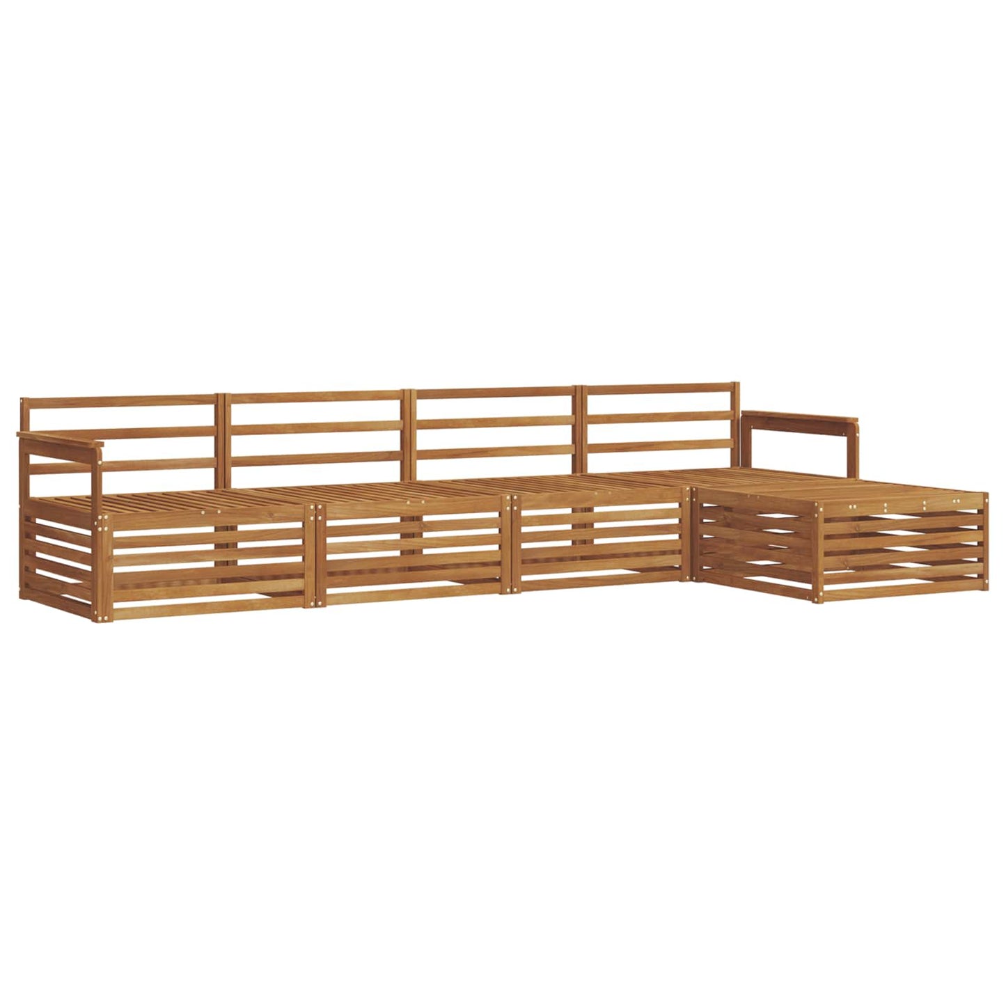 Outdoor Sofa Set 5 pcs Natural