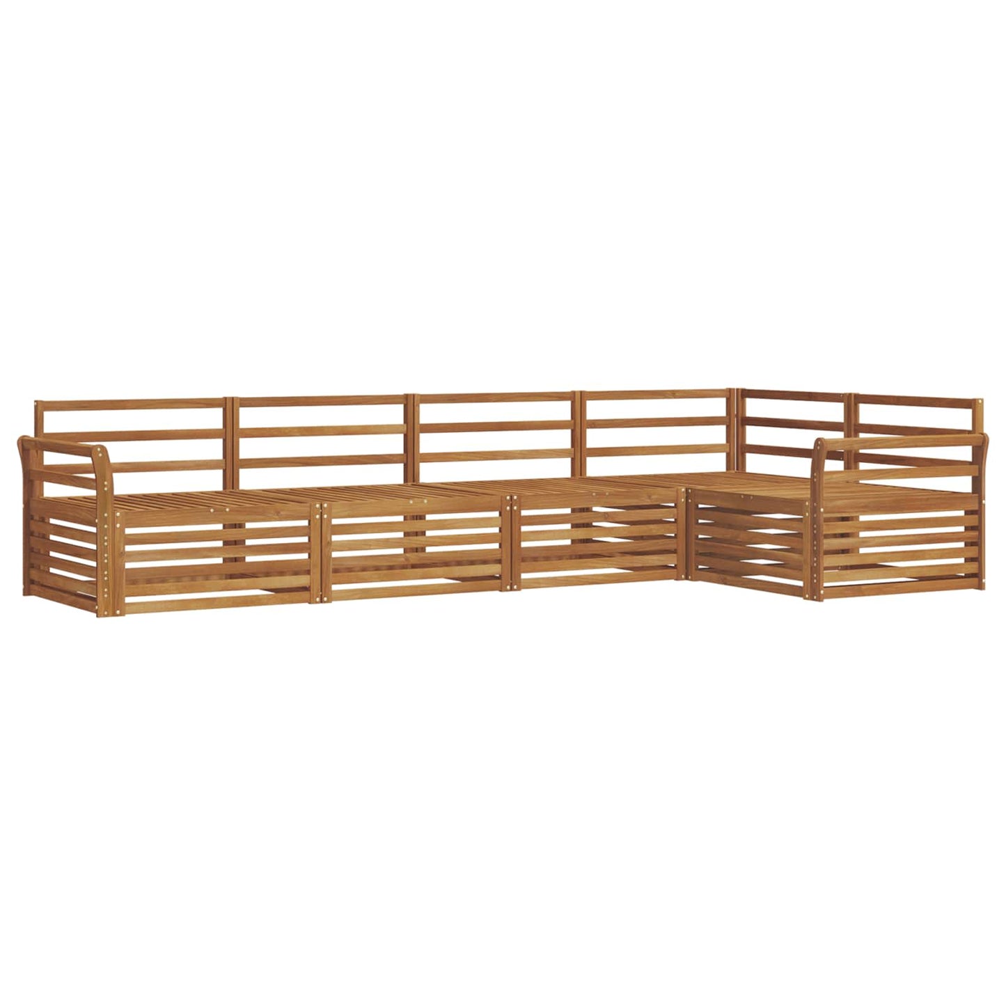 Outdoor Sofa Set 5 pcs Natural