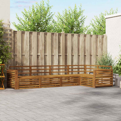 Outdoor Sofa Set 5 pcs Natural