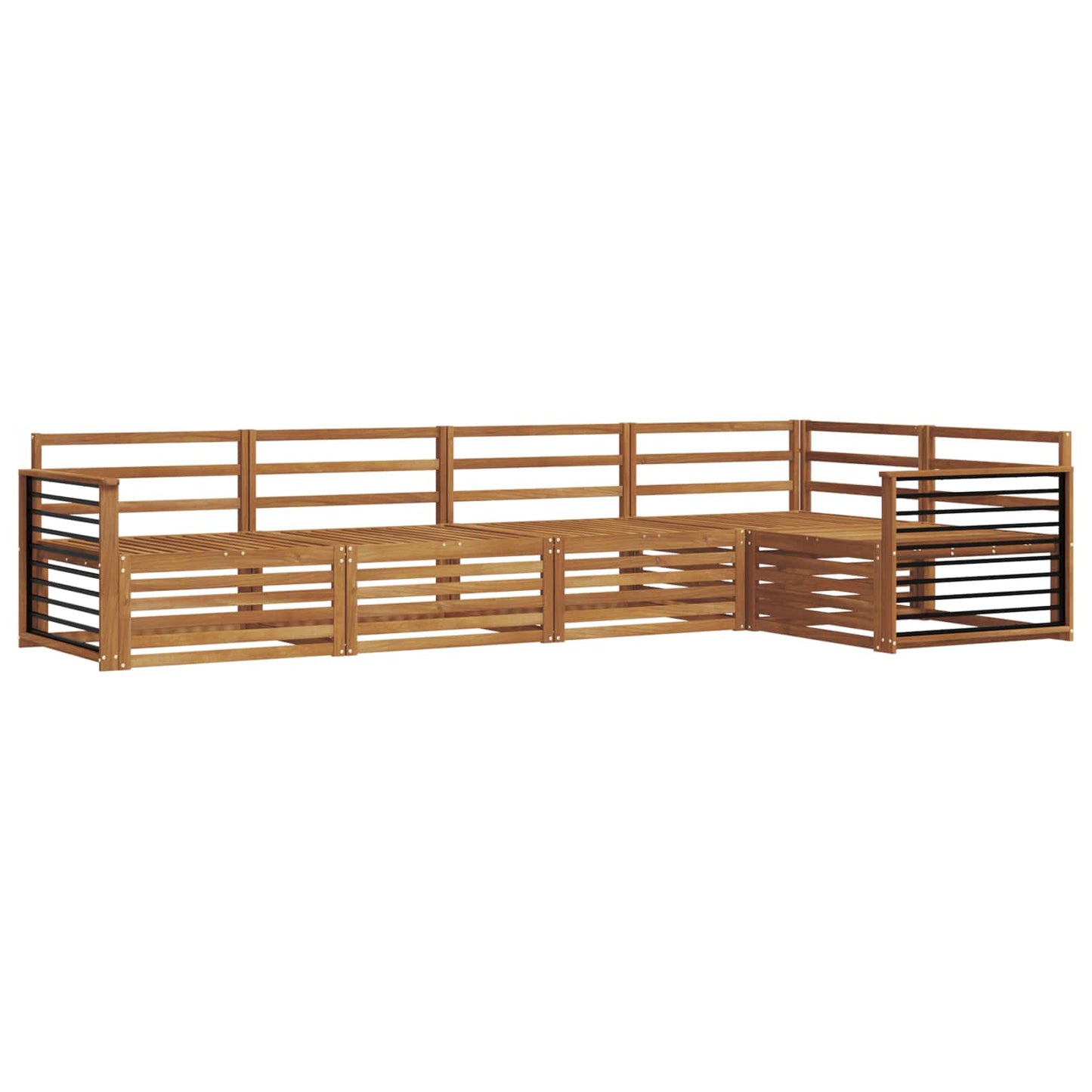 Outdoor Sofa Set 5 pcs Natural