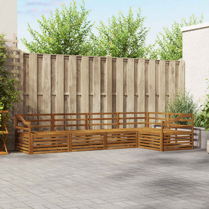 Outdoor Sofa Set 5 pcs Natural